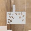 Adesivi de pareti per bagno - Adesivo Adesivo doccia farfalle 85x55cm - ambiance-sticker.com
